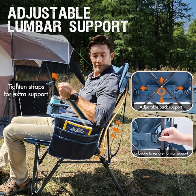Portal Camping Chair with Lumbar Support - Image 4