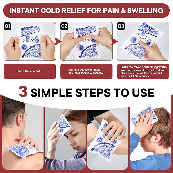 First-Aid-Kit-for-Car-Home-Travel-Camping-Businesses, Compact Waterproof Hard - Image 9