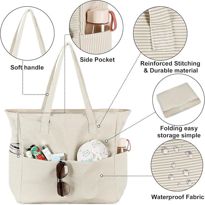 Waterproof Beach Tote Pool Bags - Image 6