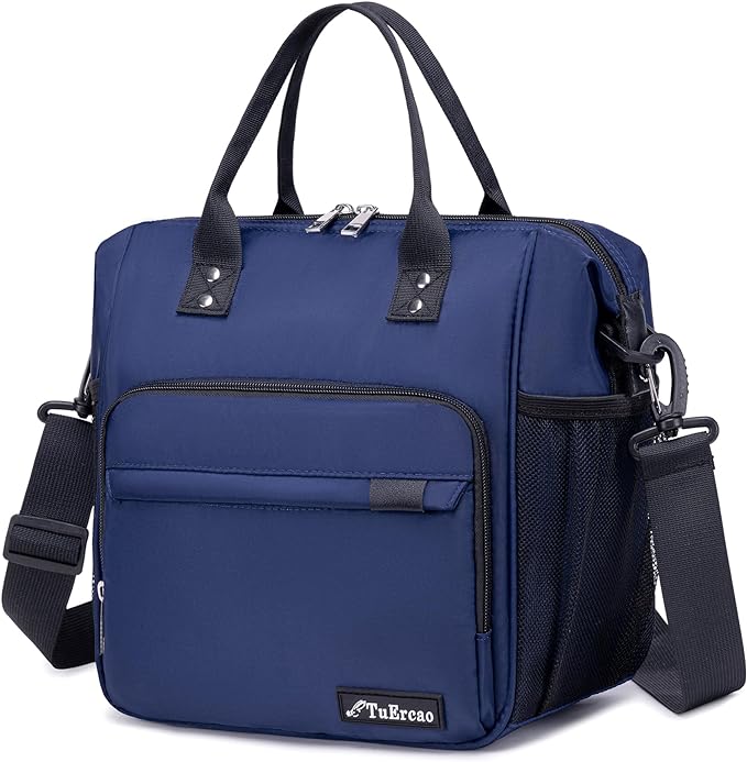 TuErCao Bule Lunch Box for Women Insulated Lunch Bag for Female Adult for Work by TuErcao