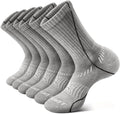 BULLIANT Compression Socks for Men 6Pairs, Athletic Crew Socks Cushioned For by BULLIANT