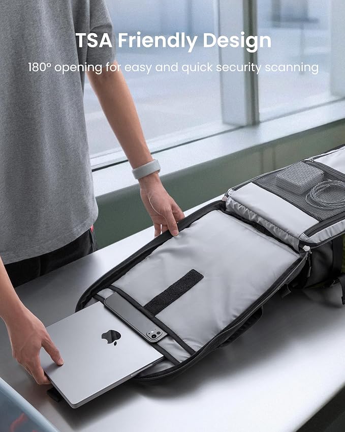tomtoc Travel Backpack 28L, TSA Friendly Flight Approved Carry-on Luggage Hand - Image 5