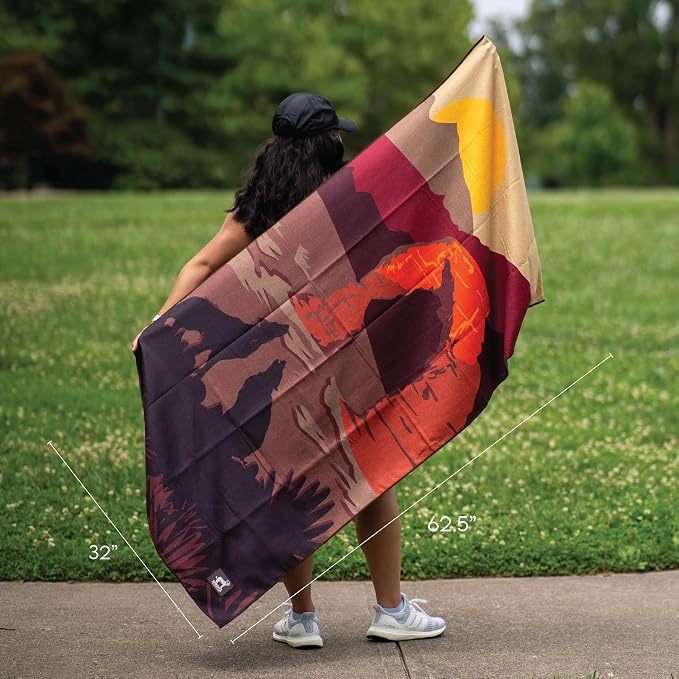 Sprints Athletic Running Towel, Full-Sized, Car Seat Cover - Image 3