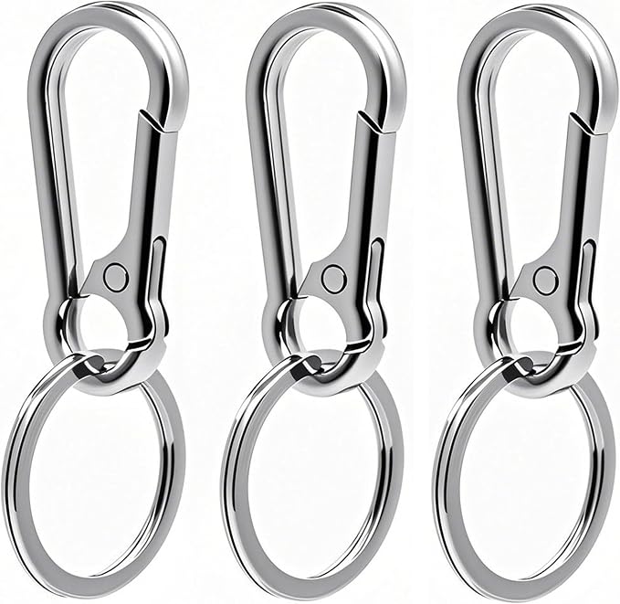 Keychain Keyring Set for Men Women Classic Metal Home Car Key Holder Organizer by Unknown