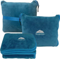 BlueHills Premium Soft Travel Blanket Pillow Airplane Blanket in Soft Bag case by BlueHills
