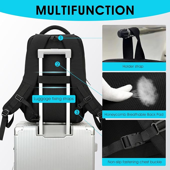 DUSLANG 15.6 Inch Laptop Backpack - Image 7