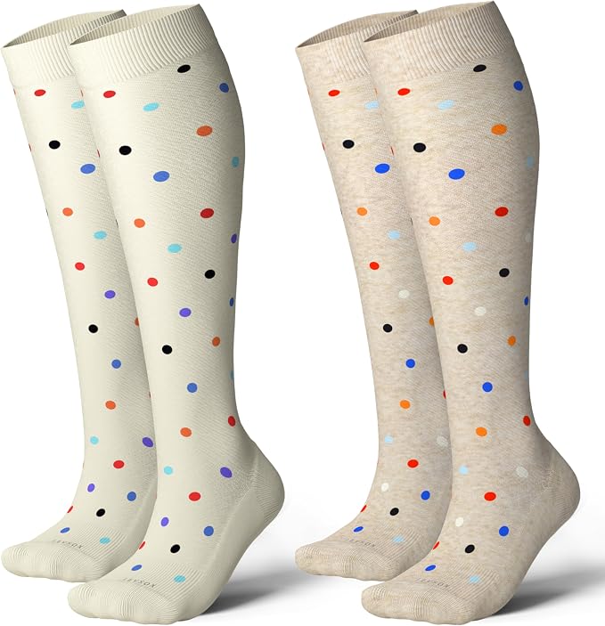 LEVSOX Thick Cotton Compression Socks by Levsox