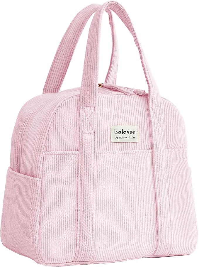 Insulated Lunch Bag for Women, 6-Hour Cold Retention Cooler Tote by belaven