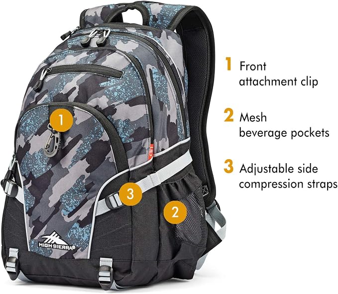 High Sierra Loop Backpack, or Work Bookbag - Image 2