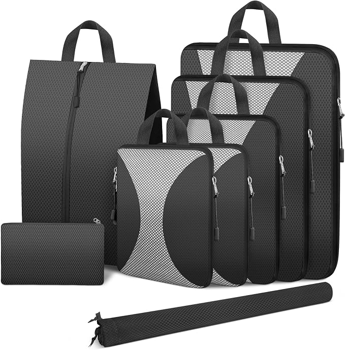 8 Set Compression Packing Cubes by Attmu