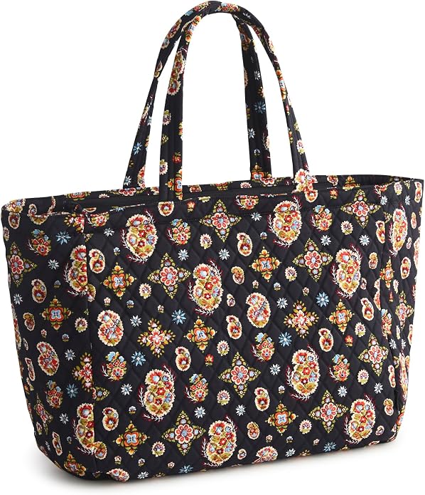 Premium Cotton Knollton Travel Tote Bag by VeraBradley