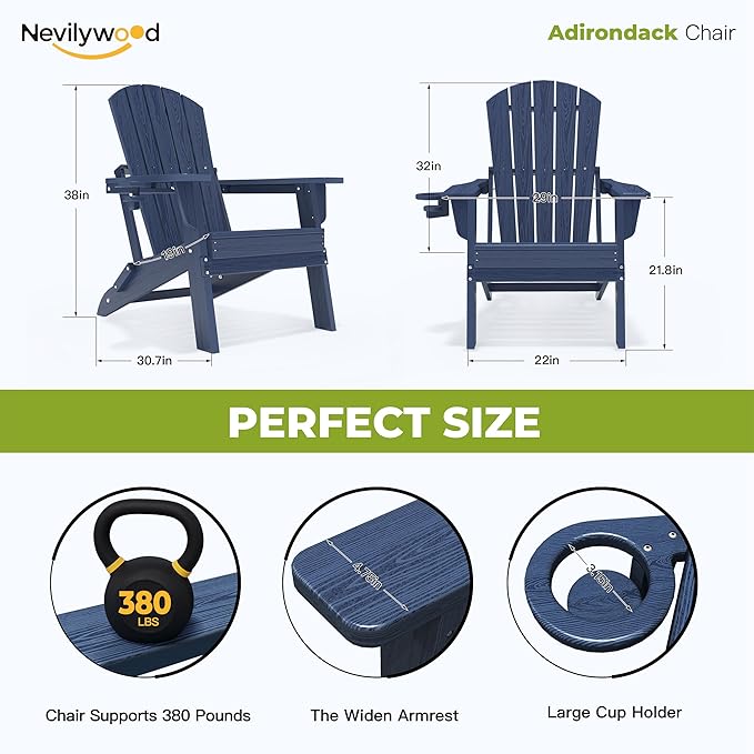 Folding Adirondack Chair - Image 2