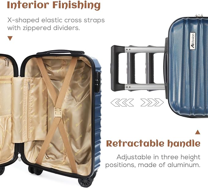Carry on luggage 20 In suitcase - Image 3
