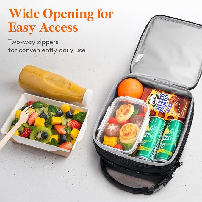 Lifewit Insulated Lunch Box for Men, Expandable Cooler Bag, Freezable Lunch Bag - Image 7