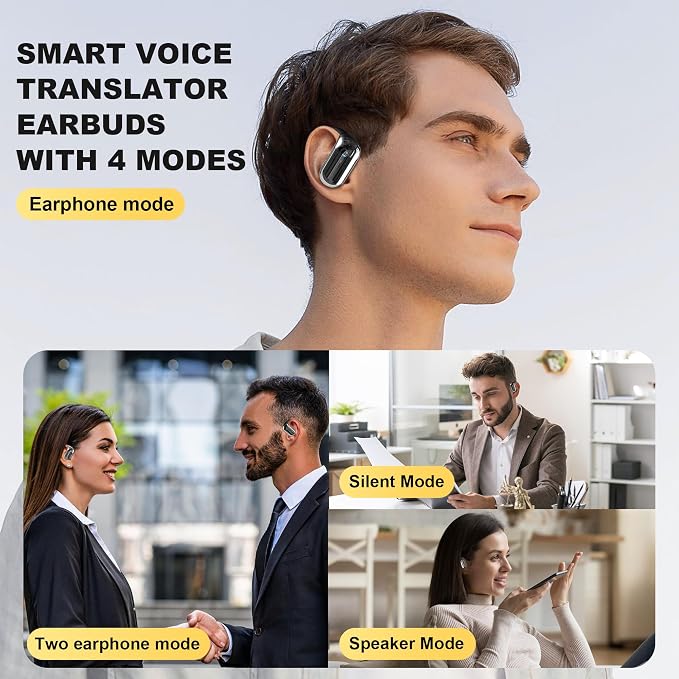 Wireless Earbuds, Translation Earbuds Real Time- Audifonos Traductores Inglés - Image 3
