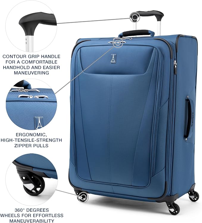 Travelpro Maxlite 5 Softside Expandable Checked Luggage - Image 4