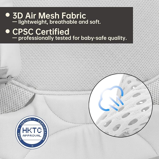Baby Carrier for Newborns to Toddlers, Adjustable, Ultra-Soft and Weightless - Image 6