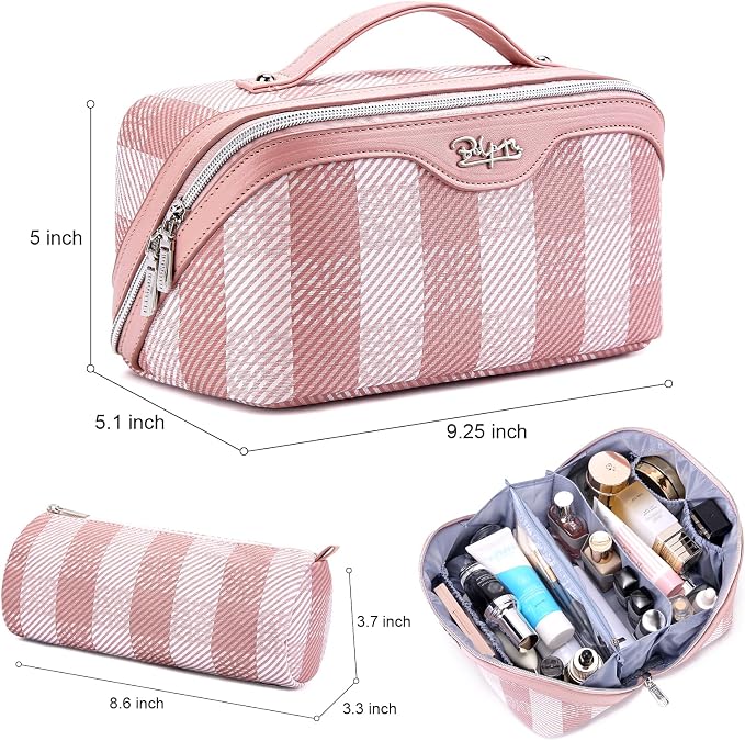BOYATU Makeup Bag Travel Cosmetic Bag: 3 Pcs Set Portable Make up Bags - Image 7