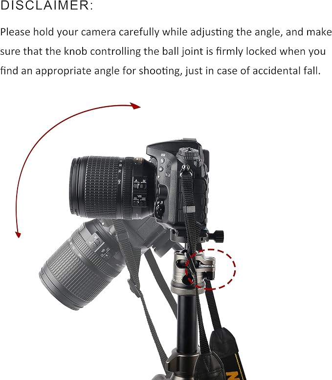 BONFOTO Portable Aluminum Alloy B674A Lightweight Camera Travel Tripod Monopod - Image 6