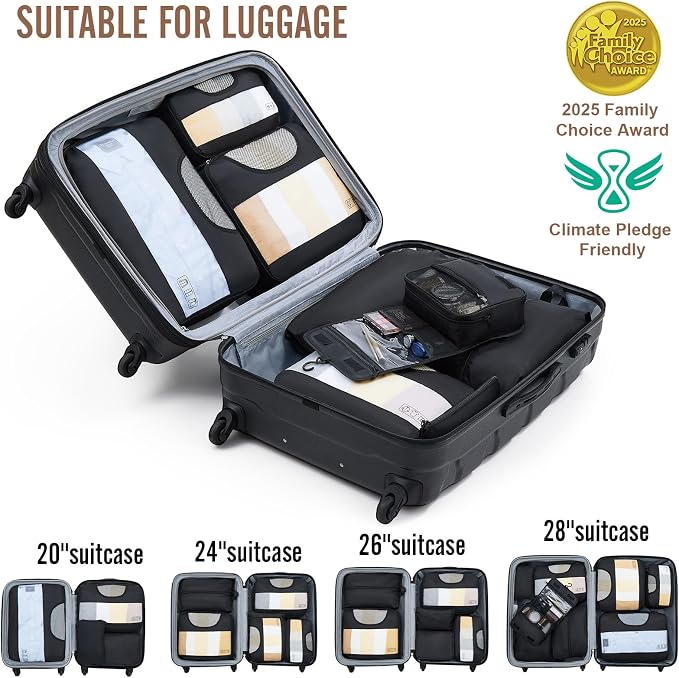 Veken 10 Set/8 Set Packing Cubes - Image 6