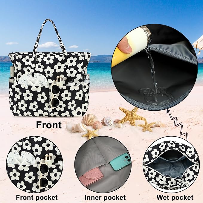 Waterproof Beach Tote Pool Bags - Image 6