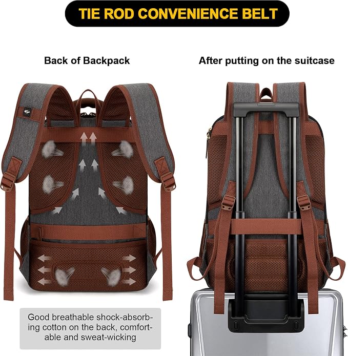 Tzowla Canvas Laptop Backpack, Bag - Image 4