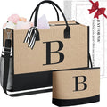 BAGAIL Initial Tote Bag, Personalized Birthday Gifts by BAGAIL