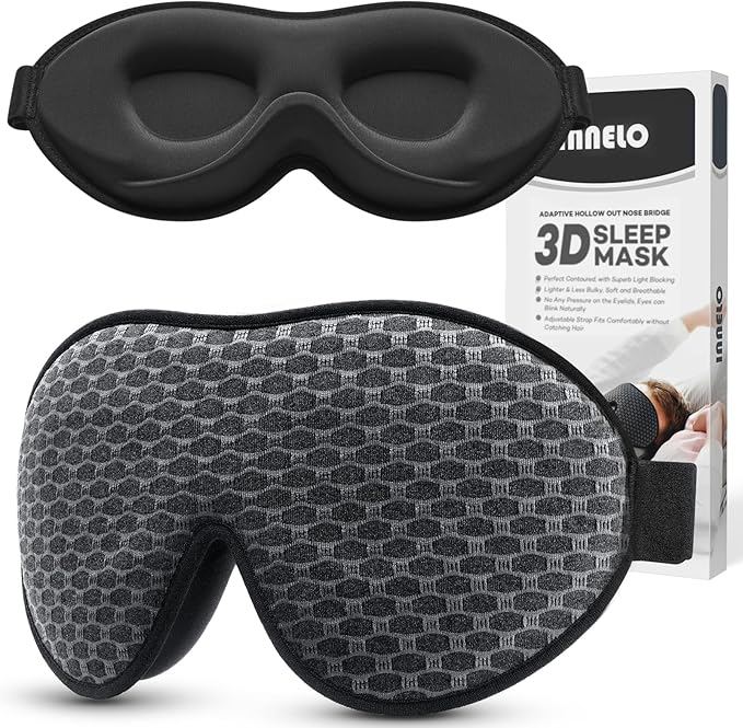 INNELO 3D Contoured Sleep Mask for Side Sleepers by INNELOLifeChanger