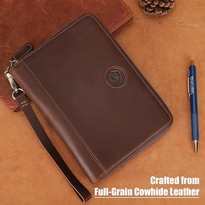 STAR VISTA Lorenzo Full Grain Leather Family Passport Wallet - Image 2
