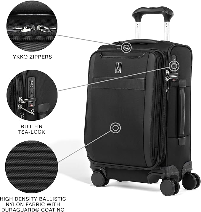 Travelpro VersaPack+ Lightweight Softside Expandable Carry on Luggage, 8 - Image 5