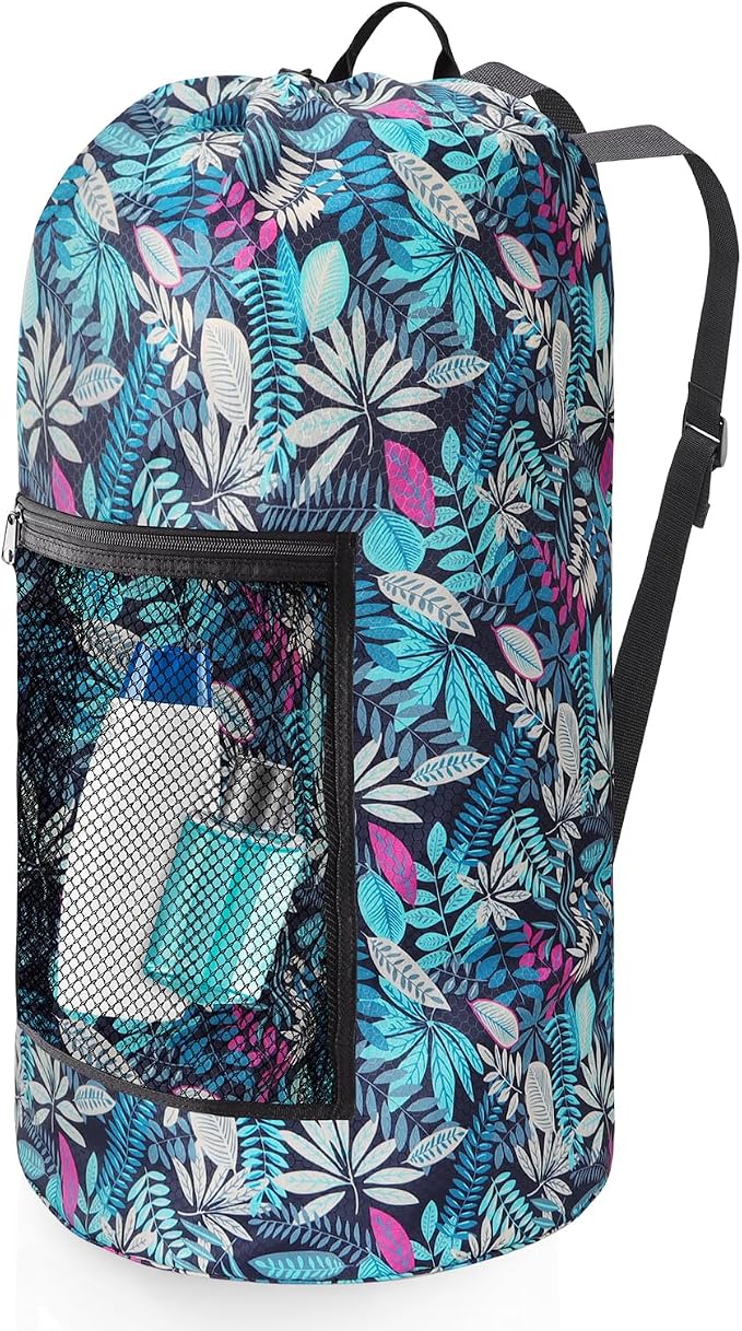 Portable with Adjustable Shoulder Straps Travel Dirty Laundry Bag, with by Unknown