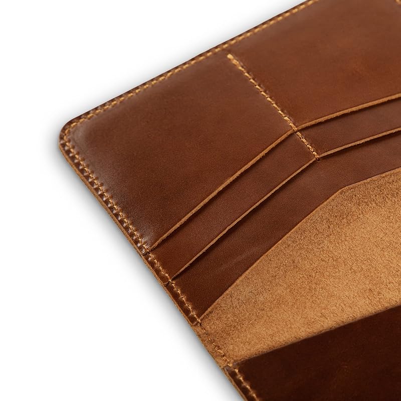 PEGAI Standard Full Grain Crazy Horse Leather Passport Holder | Custom Travel - Image 3