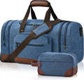 Litvyak Duffle Bag for Travel, 50L Canvas Travel Duffel Bags Overnight Weekend by Litvyak