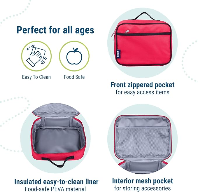 Wildkin Kids Insulated Lunch Box – Durable and Reusable - Image 4