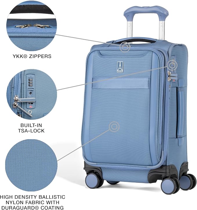 Travelpro VersaPack+ Lightweight Softside Expandable Carry on Luggage, 8 - Image 5