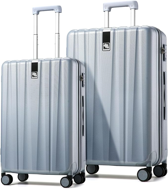 Hanke Suitcase, 2-Piece Set Lightweight Hardshell PC Luggage by Hanke