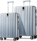 Hanke Suitcase, 2-Piece Set Lightweight Hardshell PC Luggage by Hanke