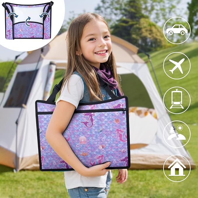 COOLBEBE Kids Travel Tray for Toddler Car Seat, Travel Tray for Airplane - Image 8