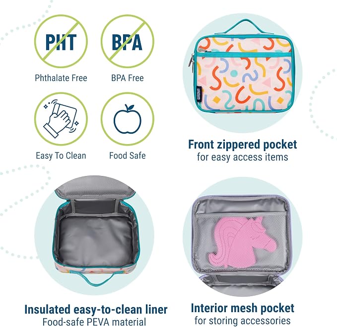 Wildkin Kids Insulated Lunch Box – Durable and Reusable - Image 4