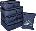 5 Set Packing Cubes for Travel Large Suitcase Luggage Organizer Bags Travel by HOPSOOKEN