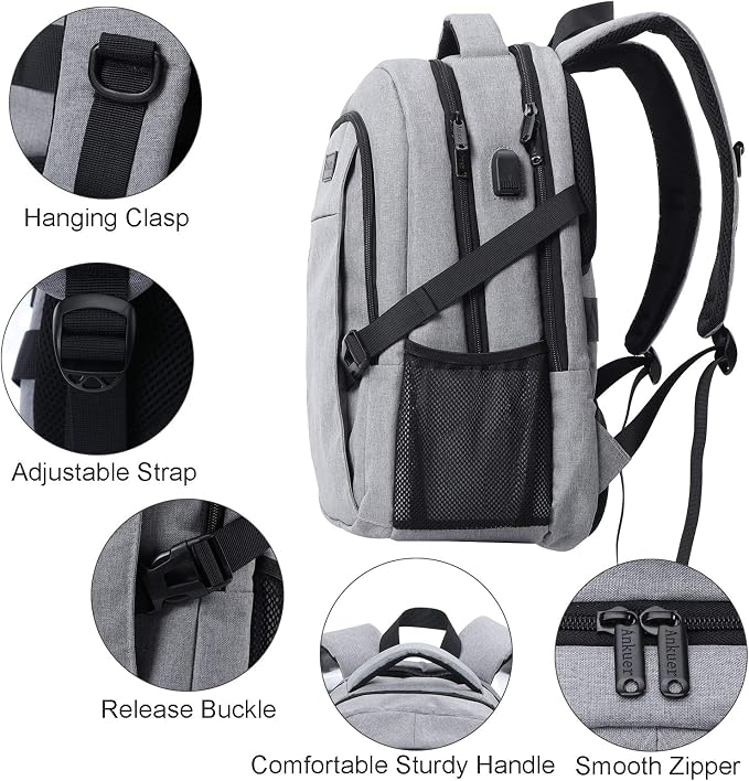 ANKUER Backpacks for Men Women, Backpack Fits Up 15.6 in Laptop Backpack for - Image 7