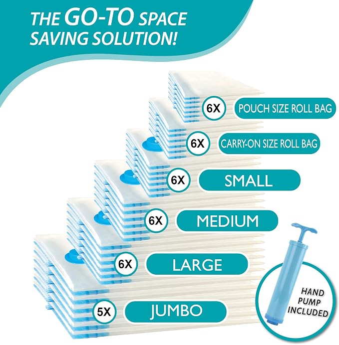 35 Pack Space Saver Bags Compression Storage Bags - Image 4