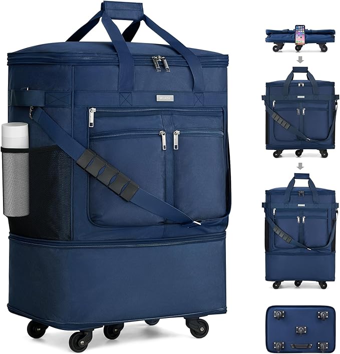 MILADA Expandable Luggage Bags for Travel Foldable Suitcase by MILADA