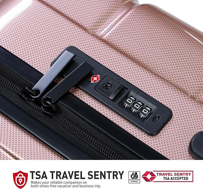 Luggage Set 3 Piece, PC+ABS Lightweight Suitcase Sets - Image 5