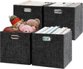 Posprica Fabric Storage Cubes, 13×13×13 cube storage bins, Foldable Drawers by Posprica