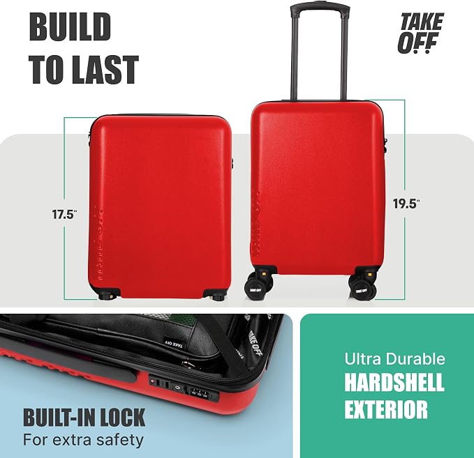 Take OFF Luggage Personal Item 3.0 – 18x14x8 Underseat Carry On - Image 6