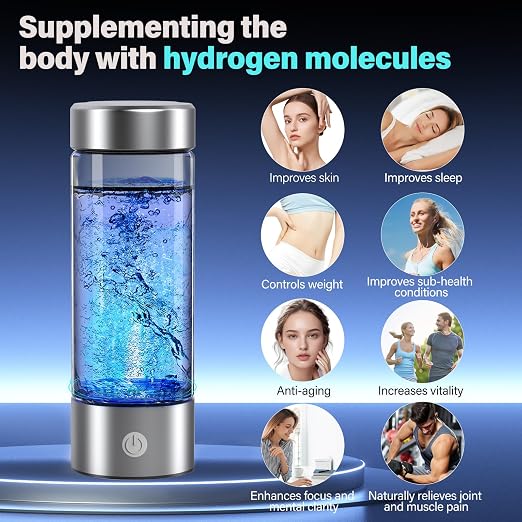 Hydrogen Water Bottle, 3000PPB Portable Hydrogen Water Ionizer Machine - Image 2