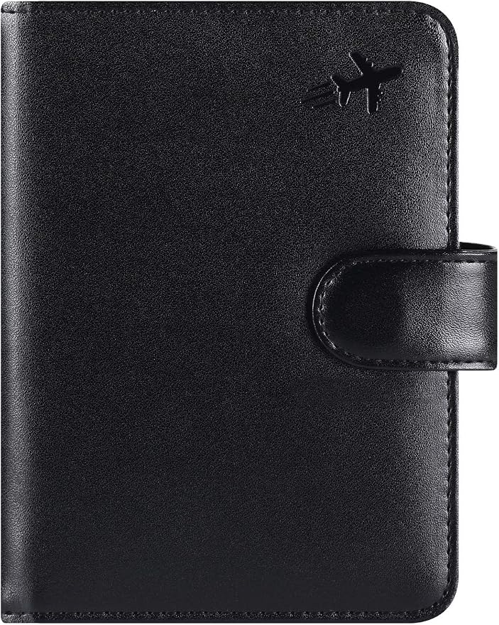 Passport Holder Cover Wallet RFID Blocking Leather Card Case Travel Accessories by PASCACOO