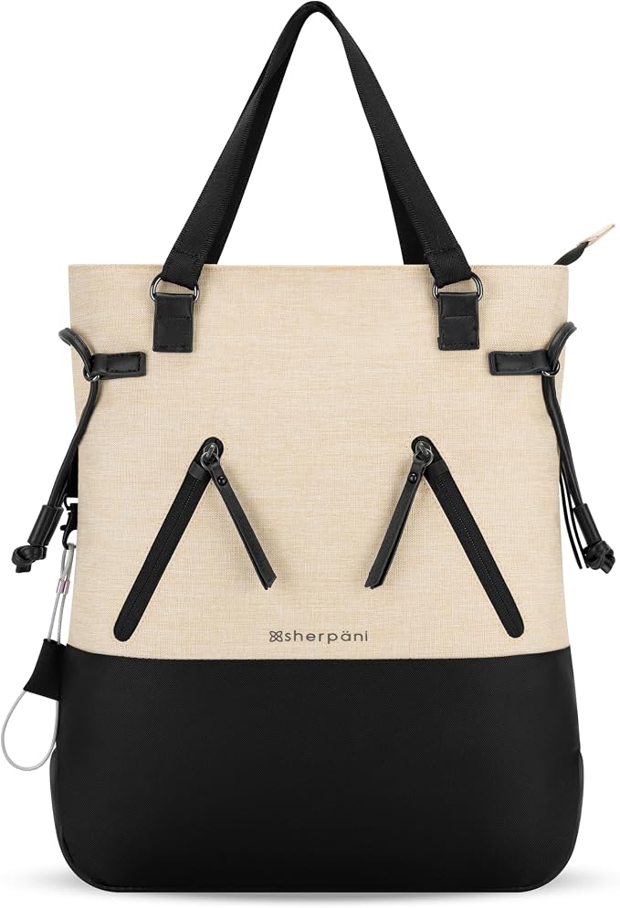 Sherpani Tempest, Anti Theft Convertible Backpack Tote, 14L Travel Backpack by SHERPANI