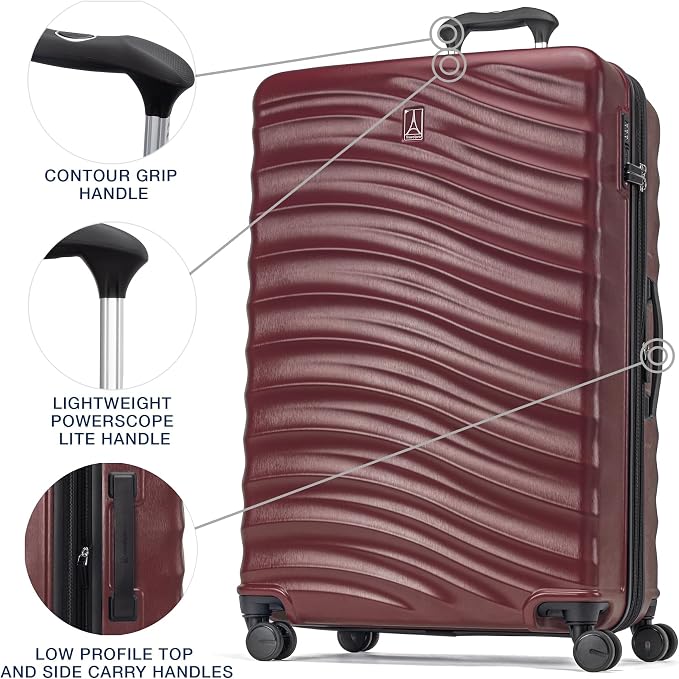 Travelpro Maxlite Air V2 Hardside Expandable Checked Luggage, 8 Spinner Wheels - Image 2